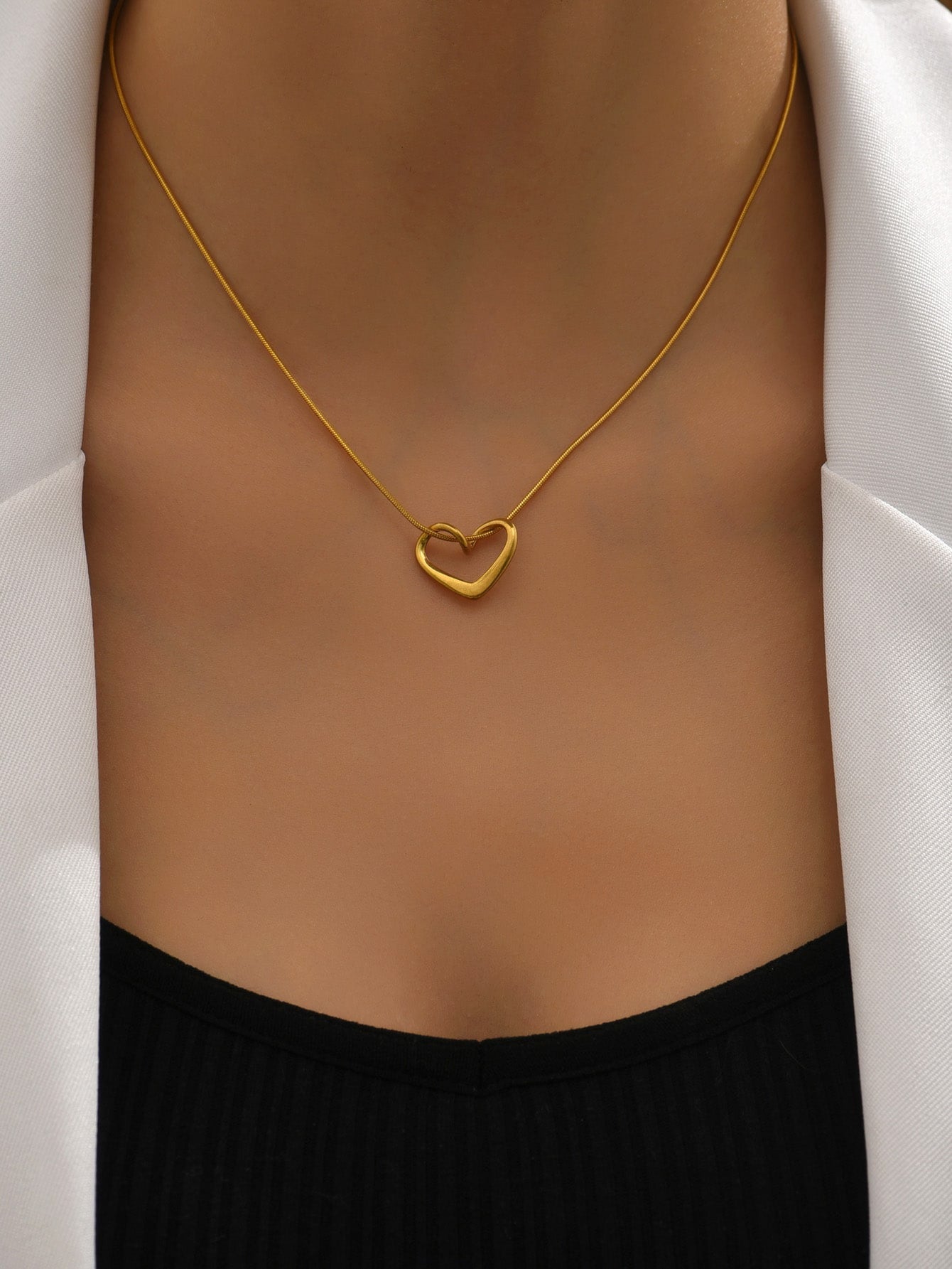 Collar corazón libre