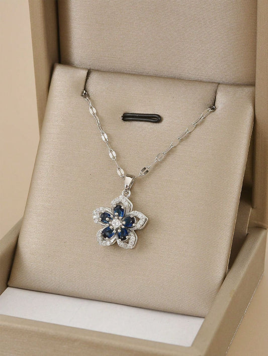 collar azul
