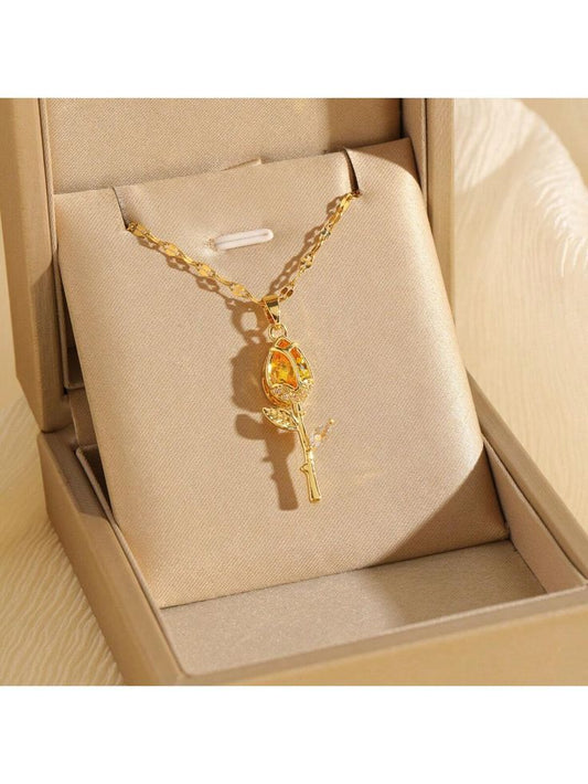 Collar tulipan